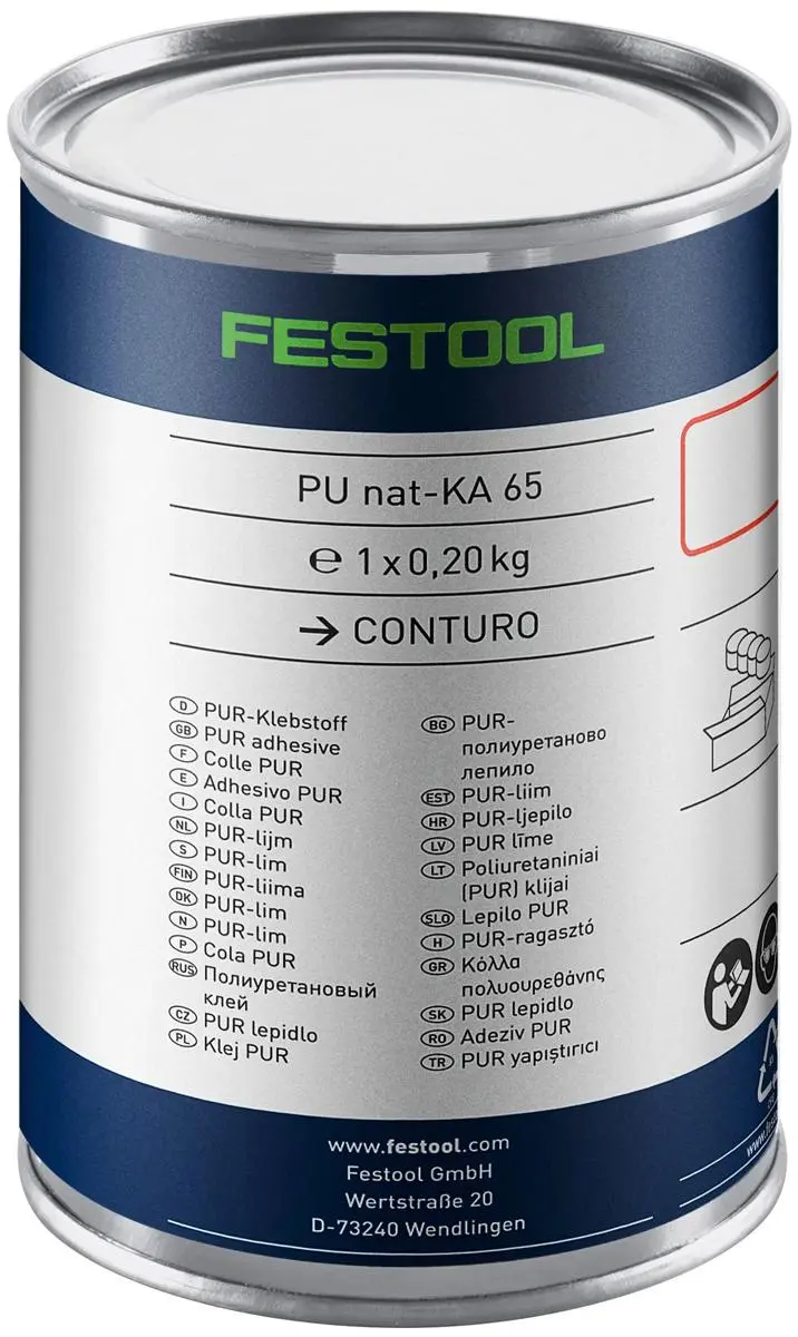 Festool Colle PU transparente PU NAT-KA 65/4 - FESTOOL - 578529