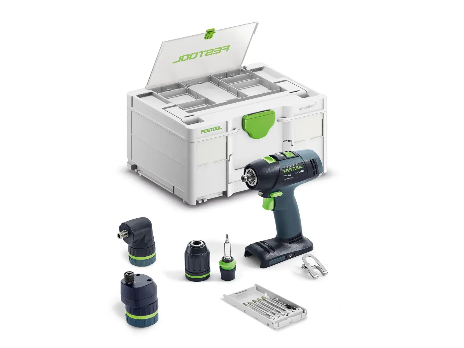 Perceuse-visseuse sans fil T18+3 BASIC-SET - FESTOOL - systainer - 578828