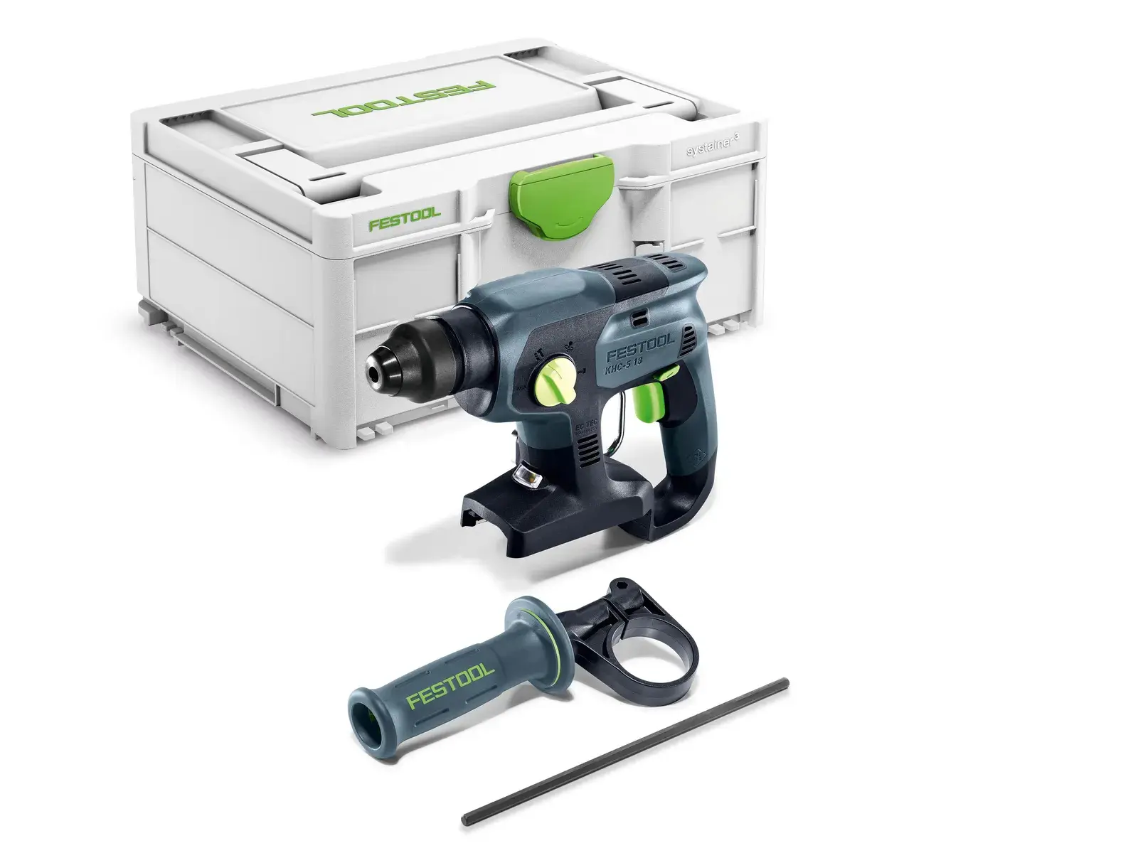Perforateur burineur sans fil KHC-S 18-Basic - FESTOOL - Sans batterie, ni chargeur - SYSTAINER - 578747