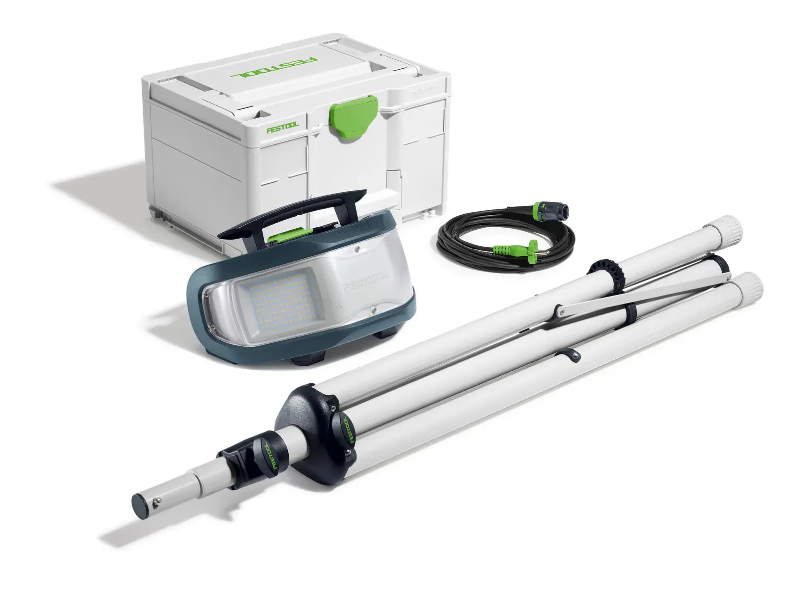 Projecteur de chantier hybride DUO-H I-Basic-Set SYSLITE - FESTOOL - Sans batterie, ni chargeur - SYSTAINER - 578963
