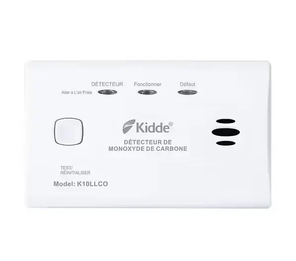 Détecteur de monoxyde de carbone 10 ans - KIDDE - K10LLCOFR