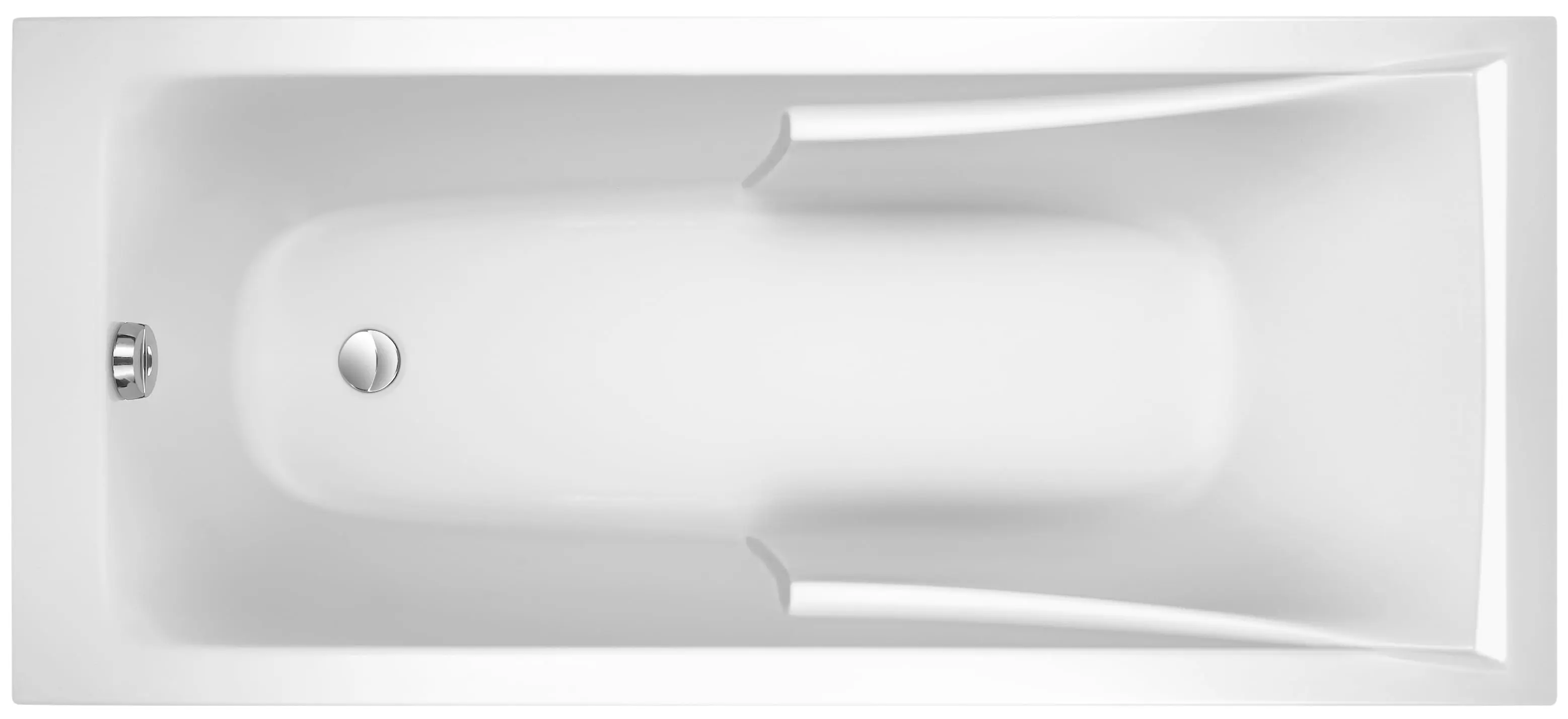 Baignoire  CORVETTE 3 DE 180X80 CM  BLANCHE - JACOB DELAFON - E60900-00
