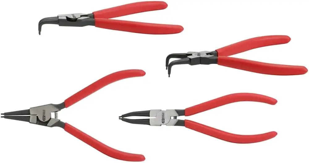 Jeu de 4 pinces à circlips interieurs et extérieurs - KSTOOLS - 550.2375