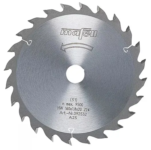 Lame de scie au carbure 330 x 2,2/3,2 x 30 mm, 24 dents - 1 pièce - MAFELL - 092571