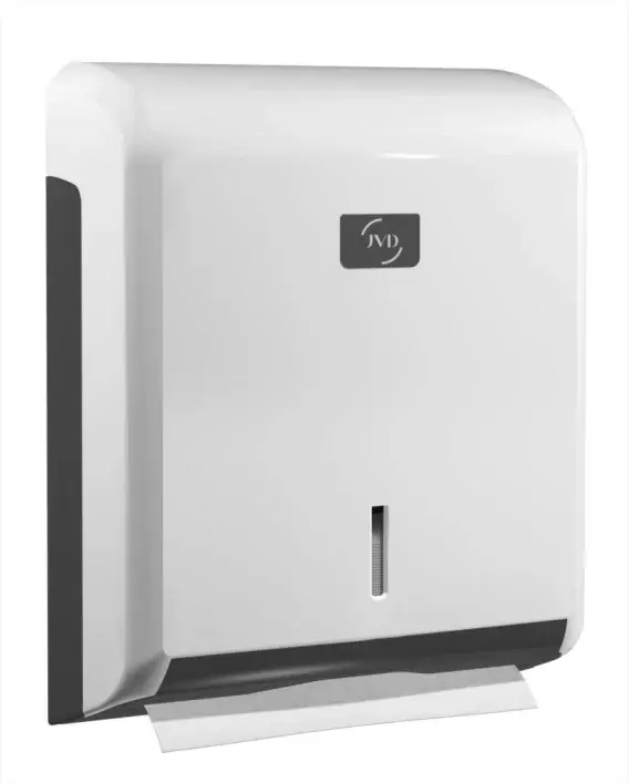 Distributeur essuie-mains pliés Blanc - CRISTAL HYGIENE - MDIEMPLZ