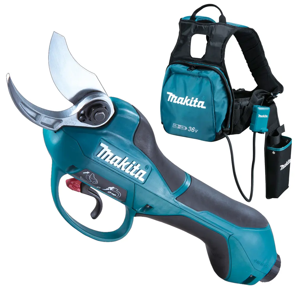 Sécateur LTX DUP362Z 36 V + 2 x Batterie BL1840 + 1 Chargeur rapide DC18RD - MAKITA - LOT70480