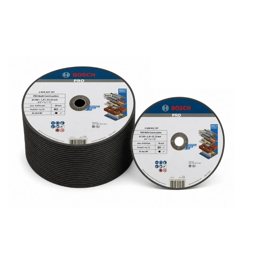 25 disque universel à tronçonner moyeu plat Rapido Multi Construction 230X1.9 MM - BOSCH - 2608602767