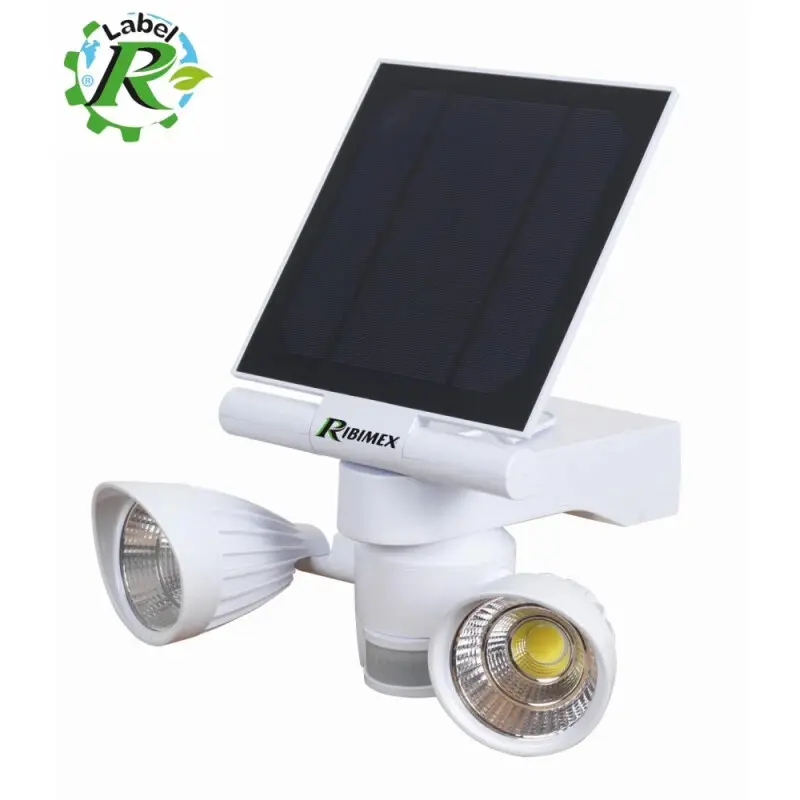 Projecteur solaire LED 2x4 W- RIBIMEX - PRSPOTSOL5X2