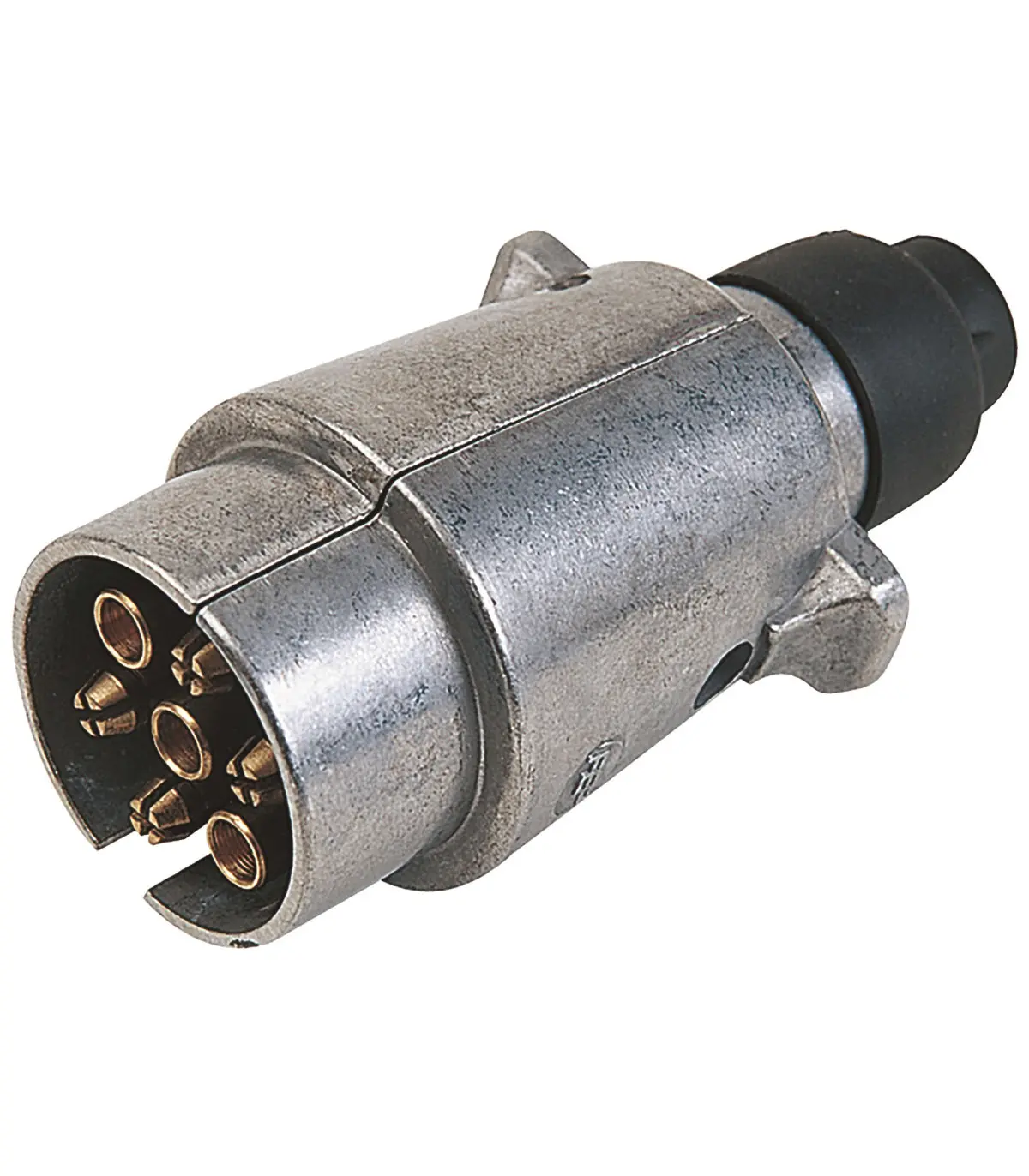 Prise métal mâle 12V, 7 plots - AUTOBEST - 240431
