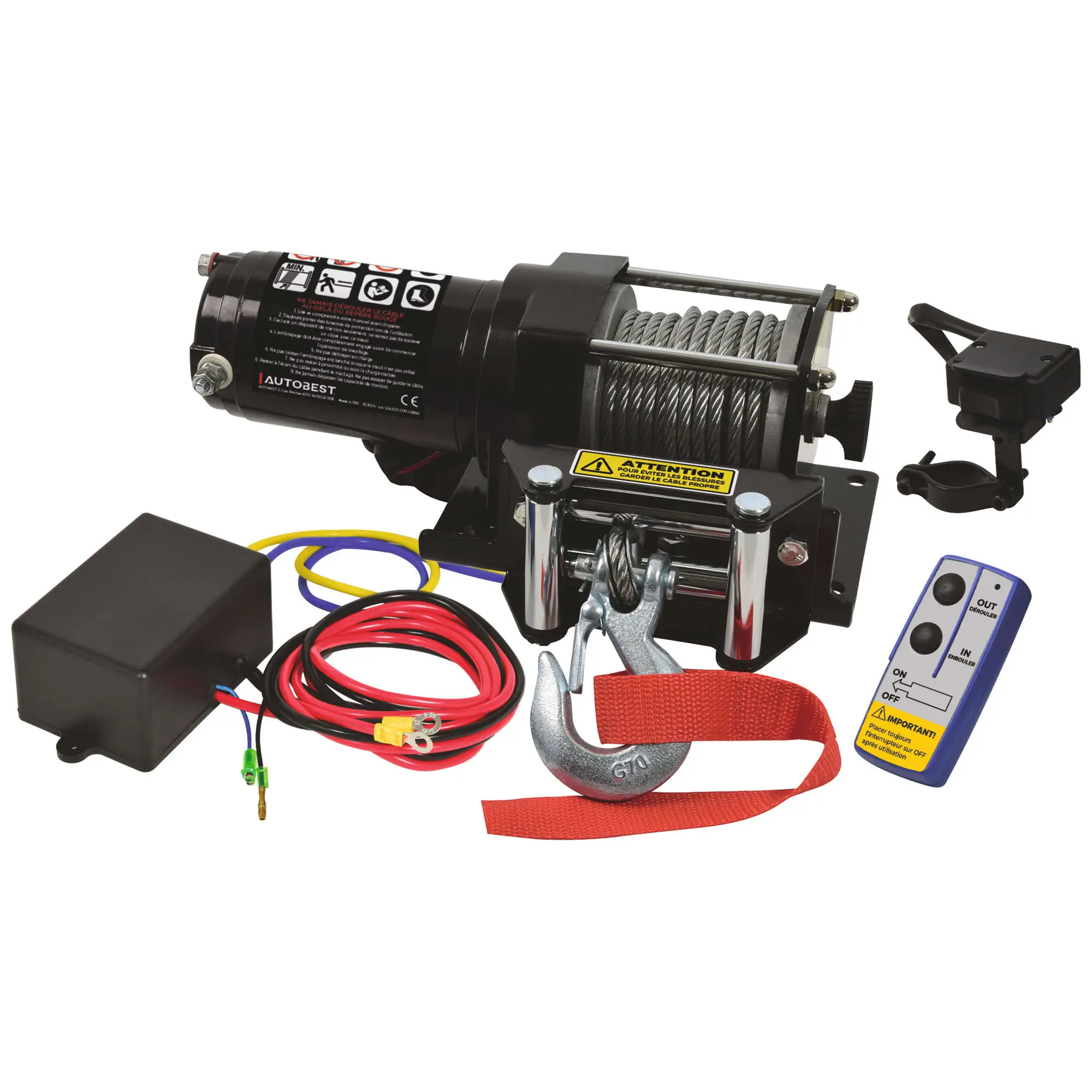 Treuil életrique 4x4 12V - AUTOBEST - 326841