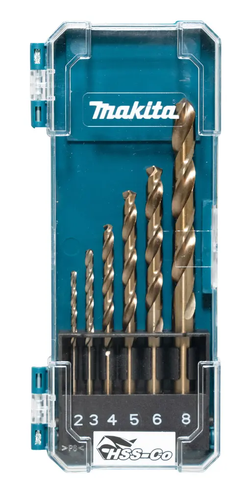 Coffret 6 forets métal HSS-CO - MAKITA - D-75758