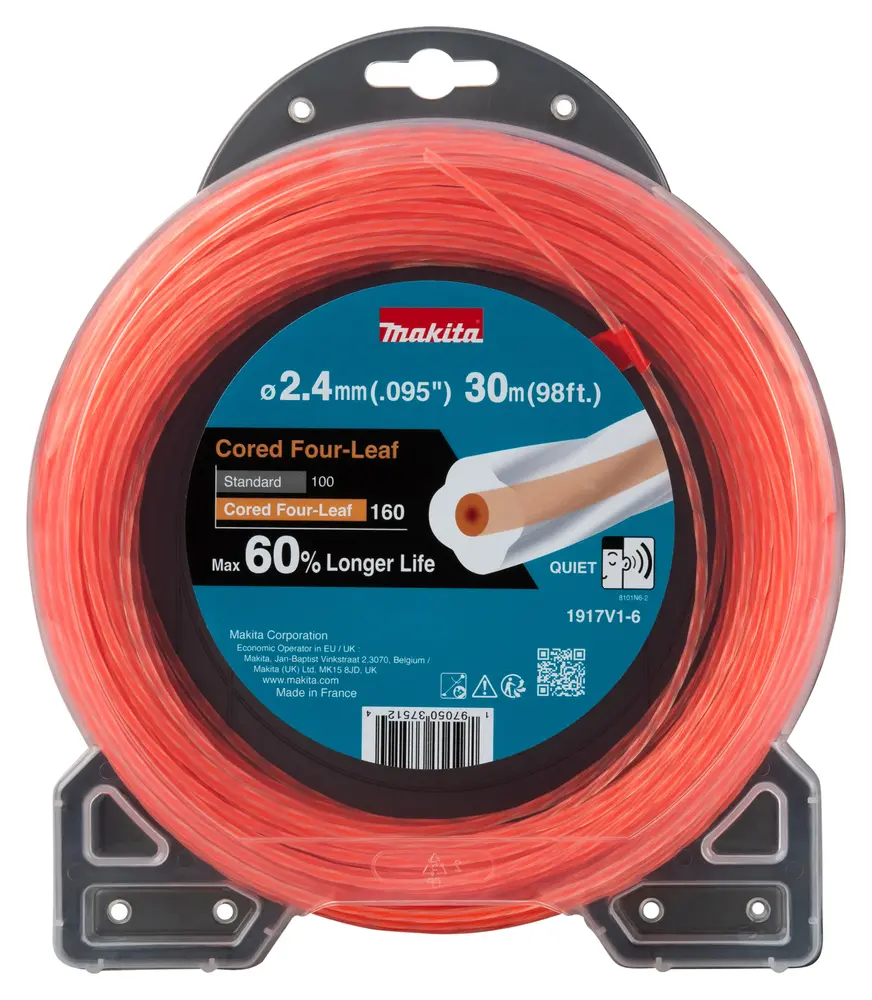 Fil nylon torsadé avec noyau Ø2,4 mm x 30 m - MAKITA - 1917V1-6