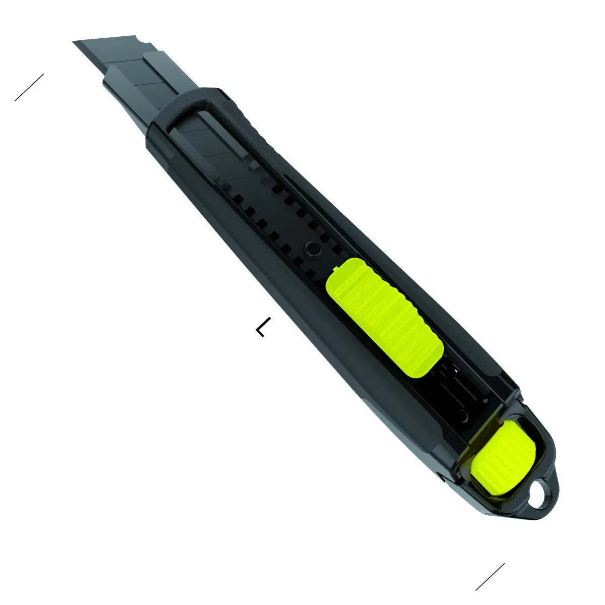 Cutter "ALL BLACK" blade avec vis de blocage - METRICA -  09033