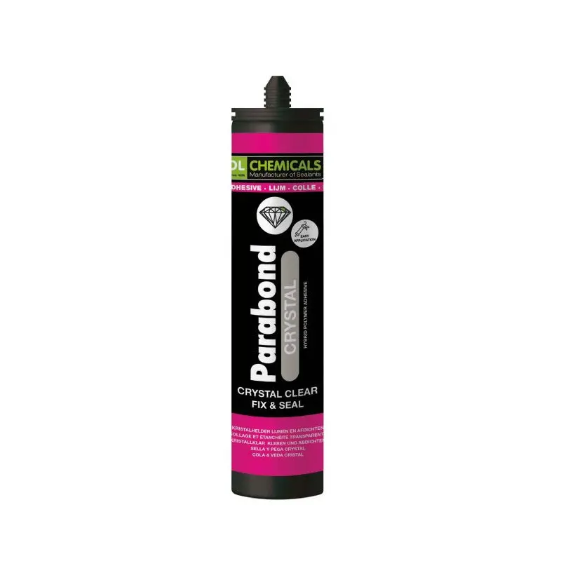 Parabond Crystal - Mastic collage et de jointoyage à base de polymère hybride - DL Chemicals - 290 ML - 107750