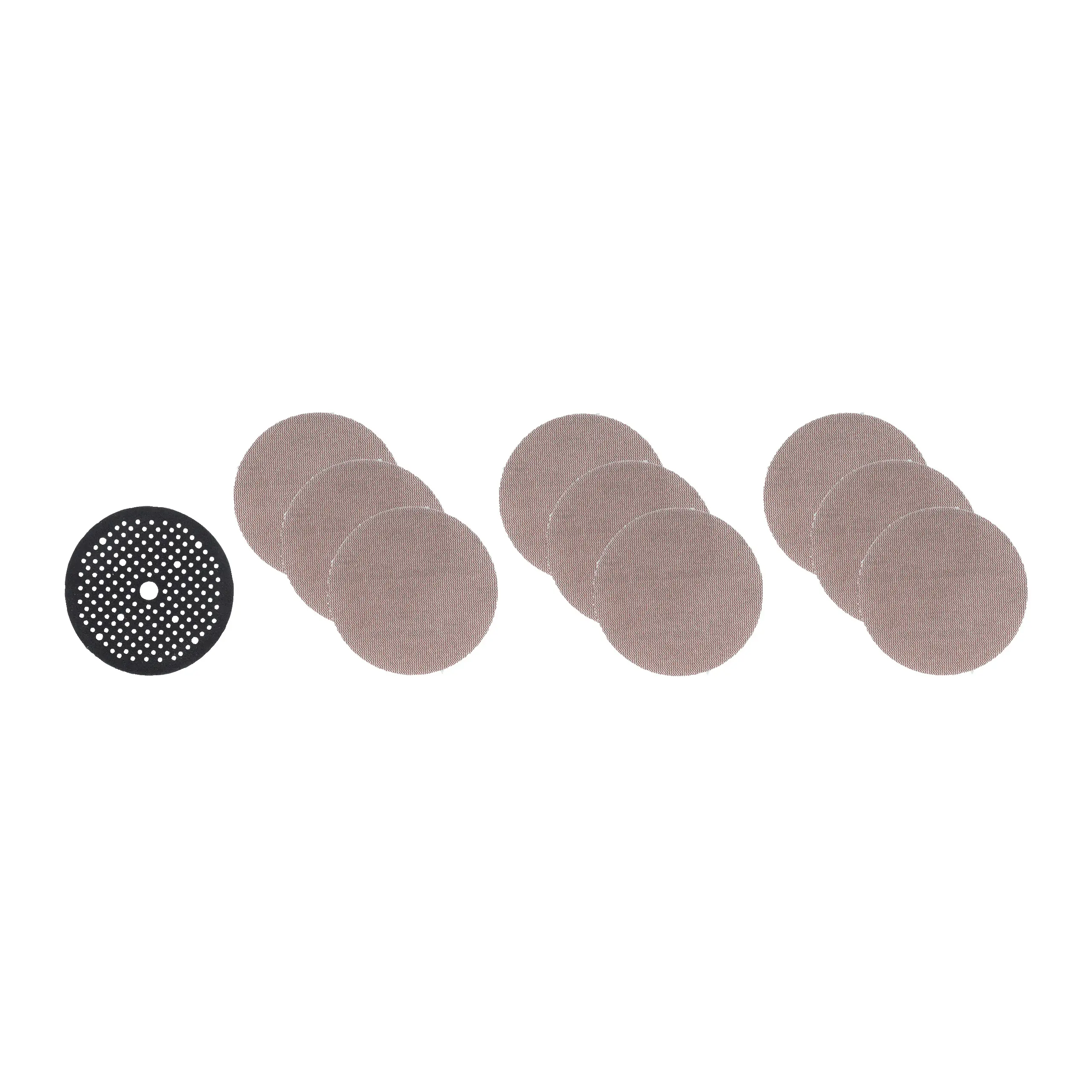 Kit de 10 disques abrasifs et tampons Ø 125 - K80, K120 et K180 - MILWAUKEE - 4932492293