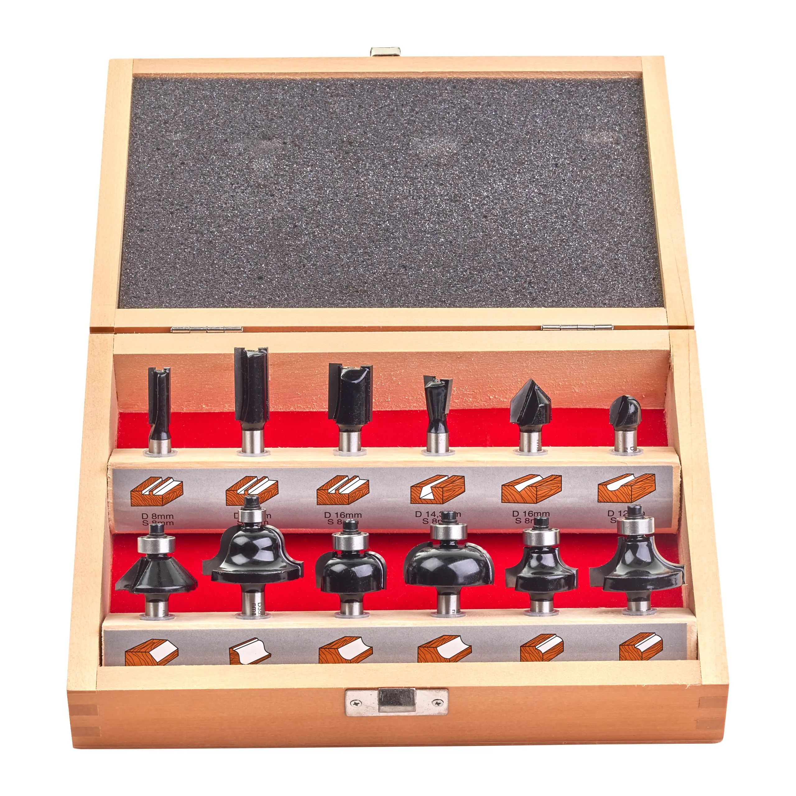 Set 12 meches pour affleureuse m18ftr8 - MILWAUKEE - 4932451668