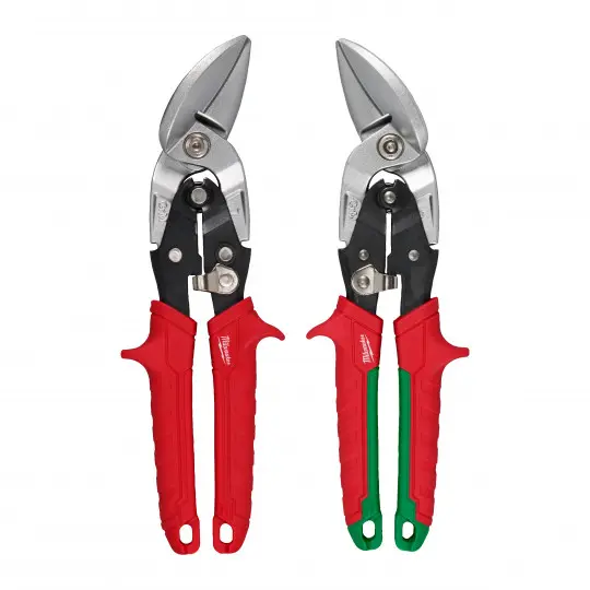 SET DE 2 cisailles d'aviation décalées - MILWAUKEE - 4932499017