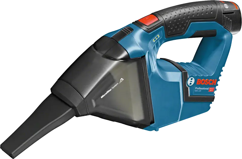Aspirateur sans-fil GAS 12V BOSCH - 2 batteries 2.5Ah + chargeur + accessoires - 06019E3003