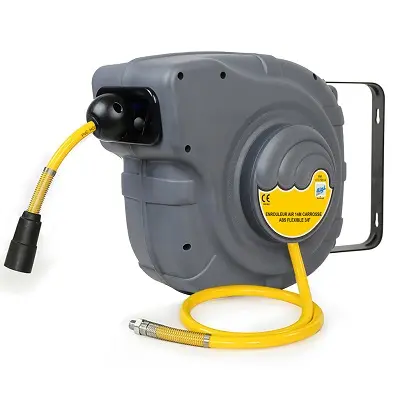 Enrouleur plastique carrossé pour air Ø 3/8″ (10 mm) - 14 m - ALGI EQUIPEMENTS - 07779514