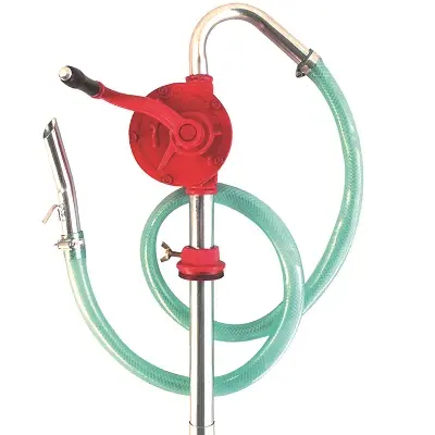 Pompe rotative gazole / huile en fonte avec flexible 1,5 m PVC - ALGI EQUIPEMENTS - 07612010