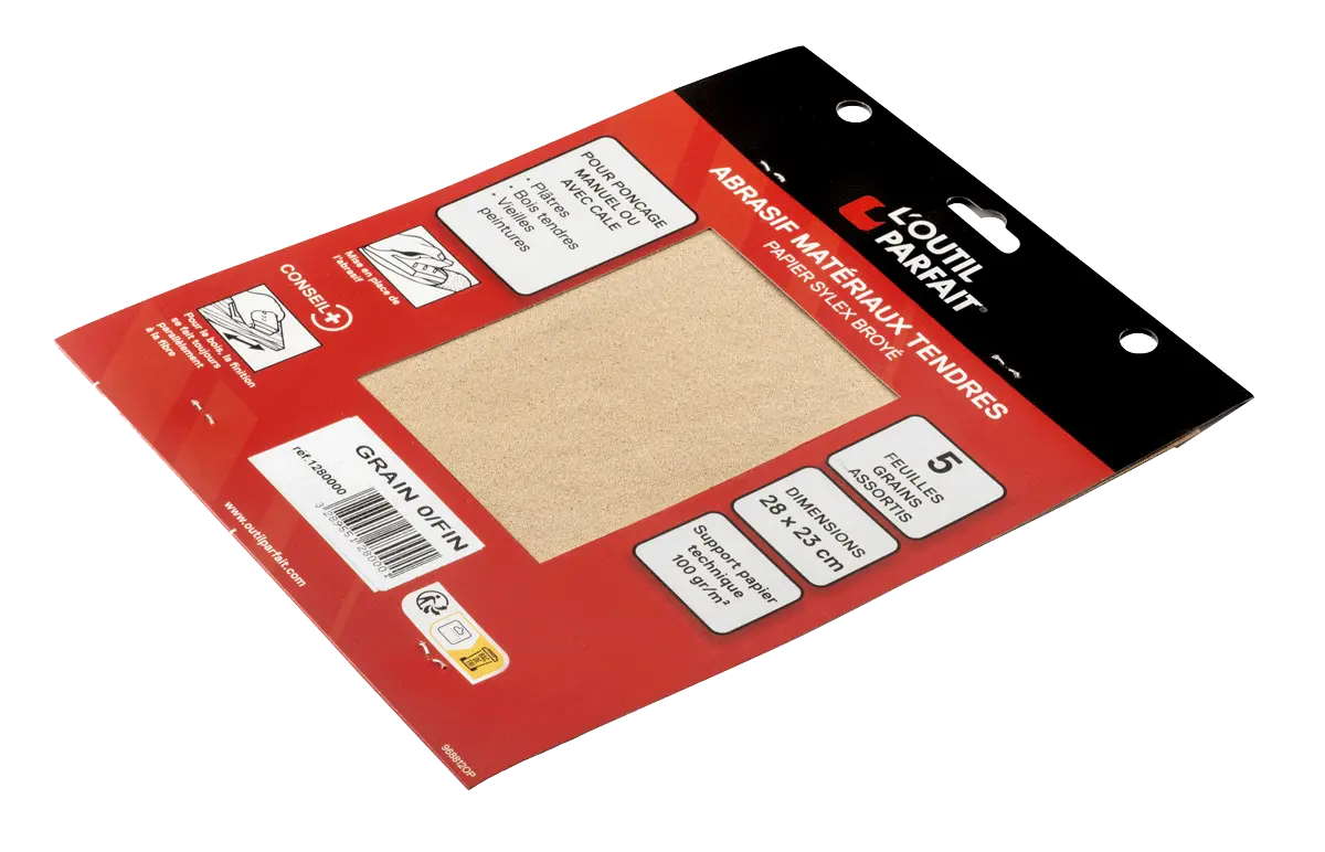 Abrasif matériaux tendres Grain 1 - F - OUTIL PARFAIT - 1280001