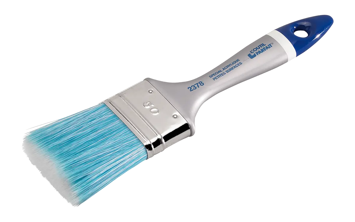 Brosse plate Acrylique Taille 60  Sortie Fibres 57 mm  Épaisseur 15 mm - OUTIL PARFAIT - 2378060