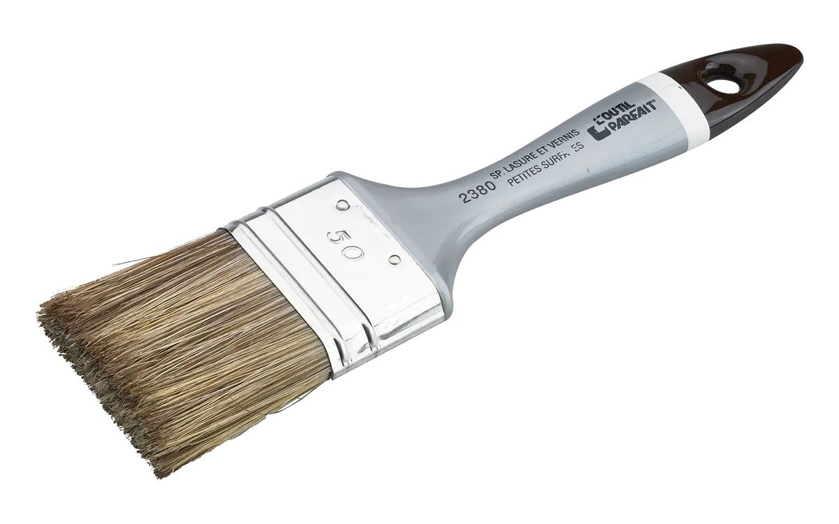 Brosse plate Traitement bois Taille 50  Sortie Fibres 49 mm  Épaisseur 15 mm - OUTIL PARFAIT - 2380050
