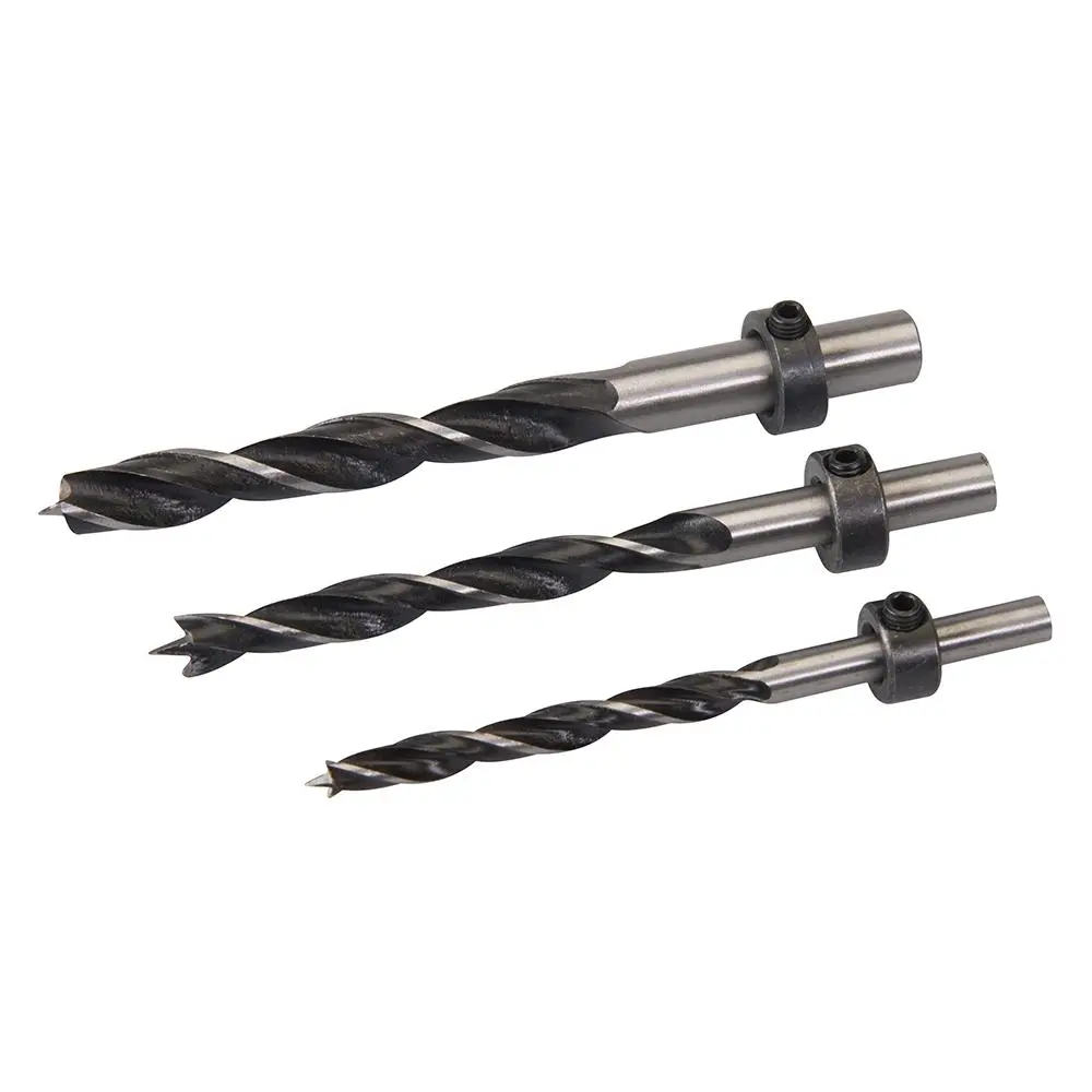 Forets à tourillons assortis pour chevilles de bois - Ø 6, 8, 10 mm - 3 pièces - SILVERLINE - 342613