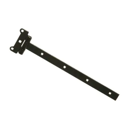 Penture festonnée bout carré fer de 30x3,5 mm époxy noir - TIRARD BURGAUD - 9511