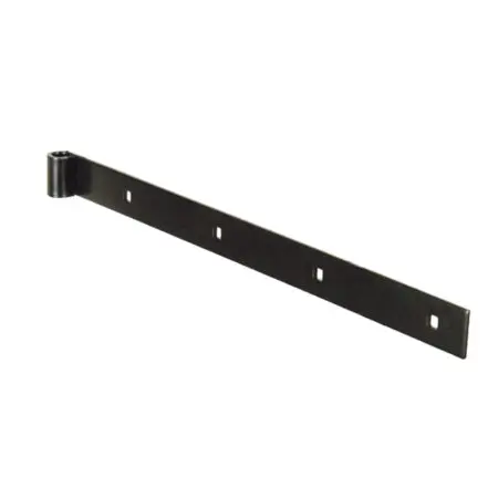 Penture droite bout carré époxy noir percée fer de 40x6 mm D.14 mm - TIRARD BURGAUD - 1PD925