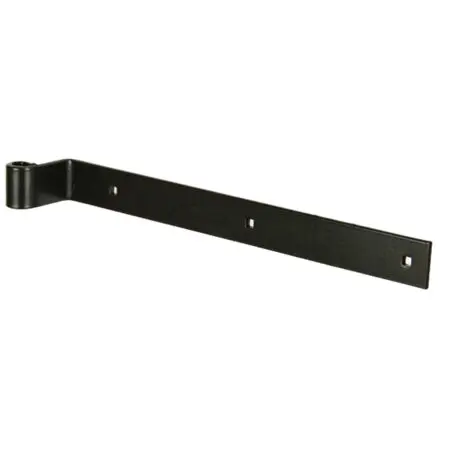 Penture coudée époxy noir A 35 bout carré fer de 40x6 mm D.14 mm - TIRARD BURGAUD - 1PD923