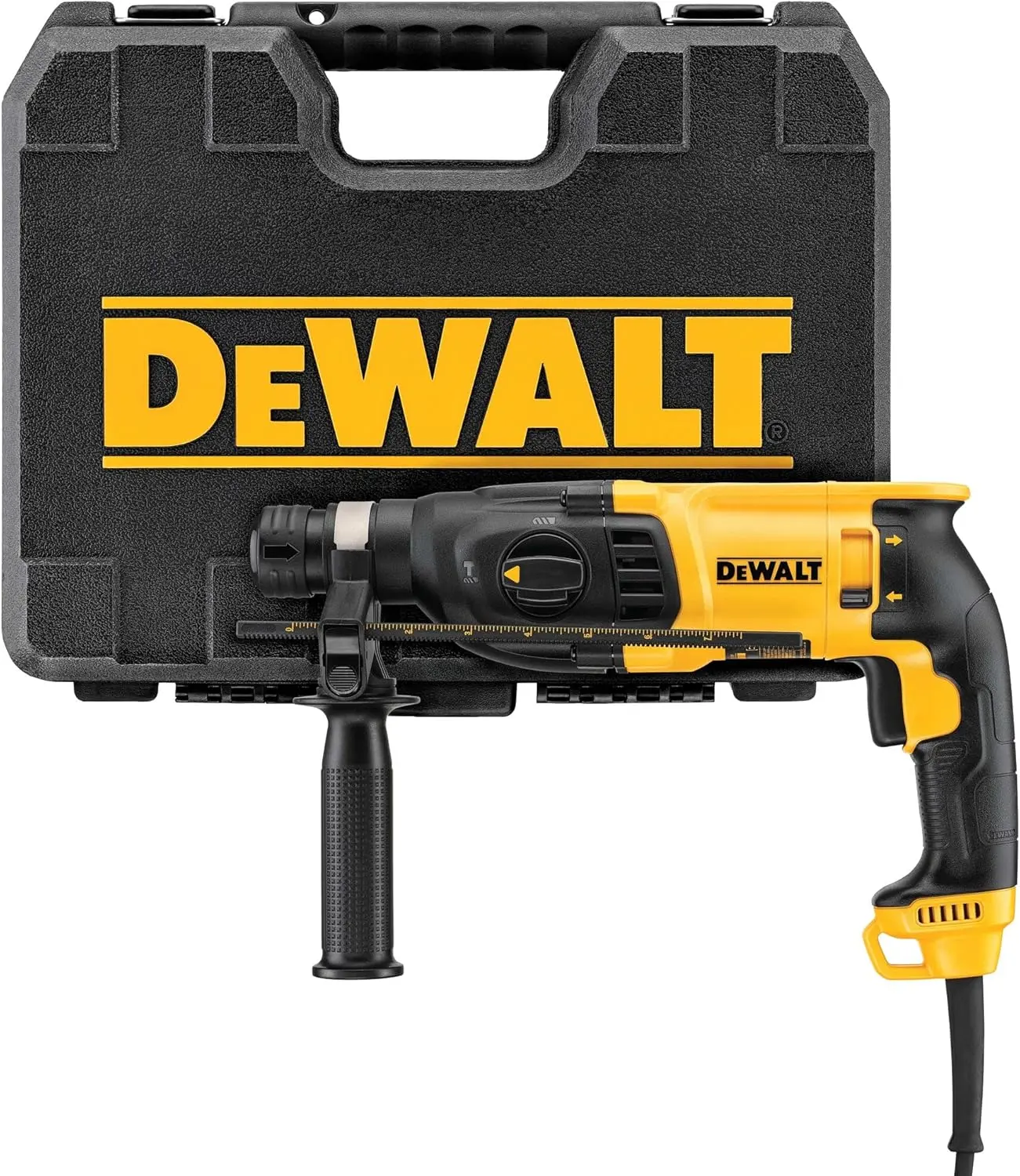 Perforateur-burineur SDS-plus 800 W - Ø 26 mm - 3 modes - Coffret - DEWALT - D25133K-QS