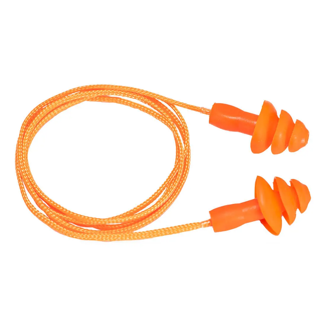 Bouchon d'oreille TPR avec cordon réutilisable orange - PORTWEST - EP04ORR