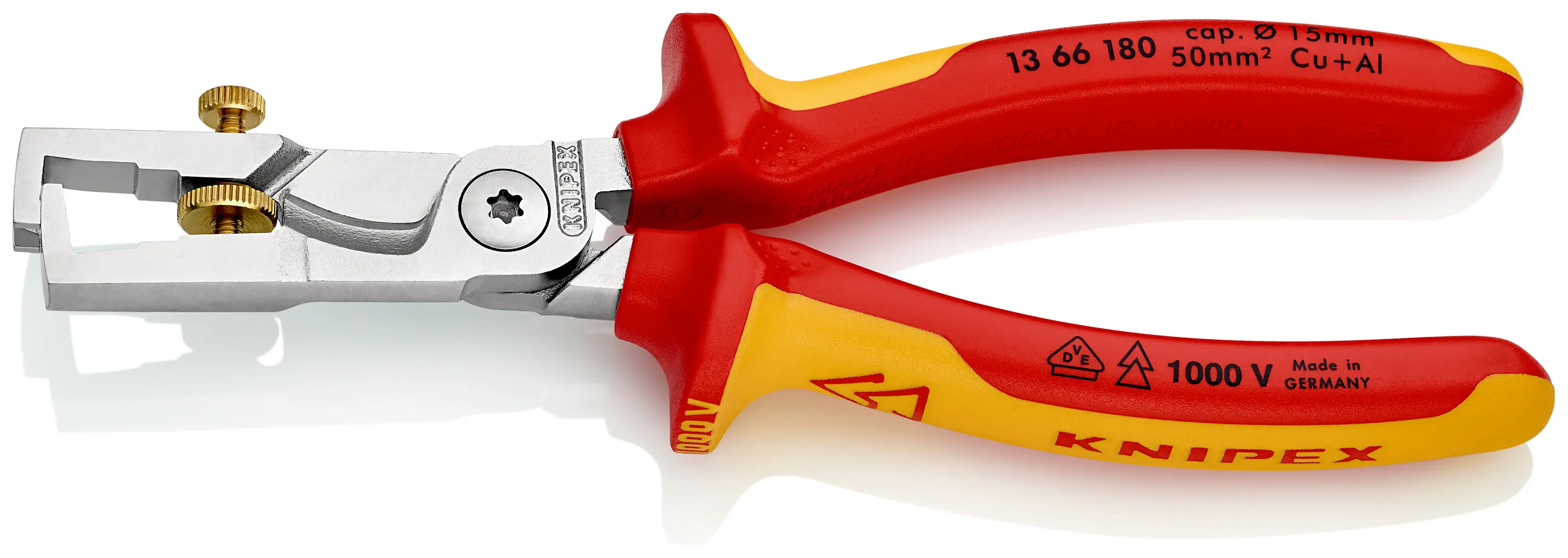 Pince à dénuder et coupe-câbles StriX - KNIPEX - 13 66 180