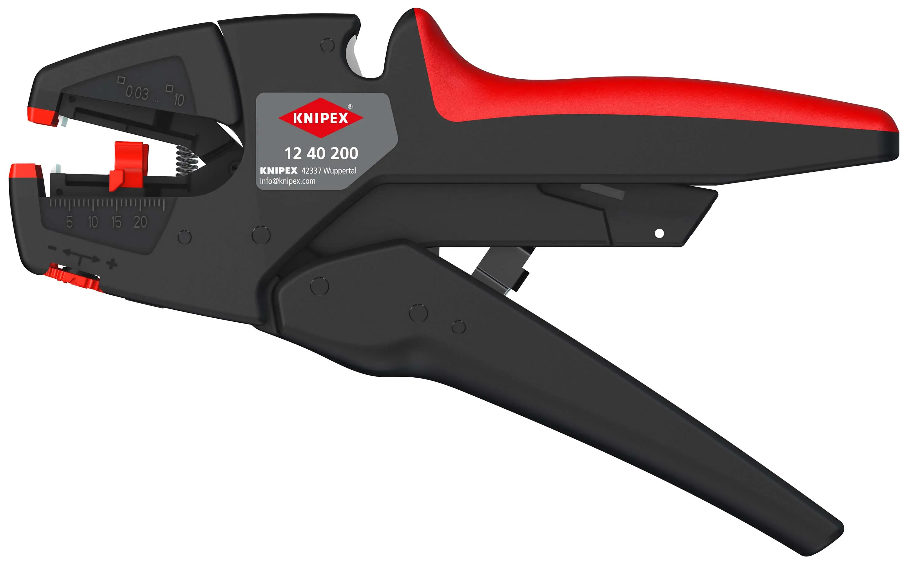 Pince à dénuder auto-ajustable EvoStrip - 0.03-10.0 mm² - KNIPEX - 1240200