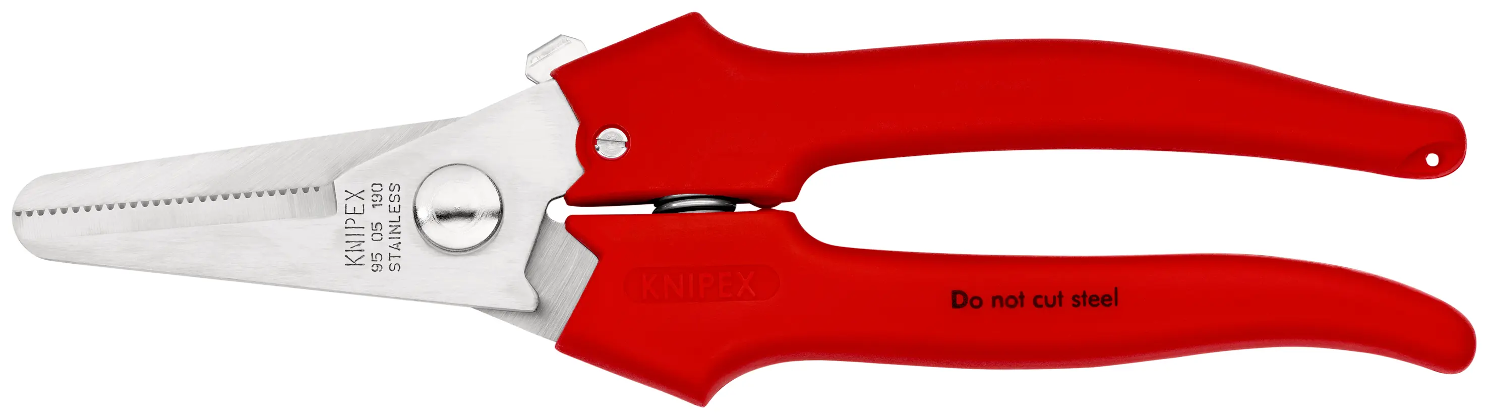 Cisaille universelle gainage PVC par extrusion 190 mm - KNIPEX - 95 05 190