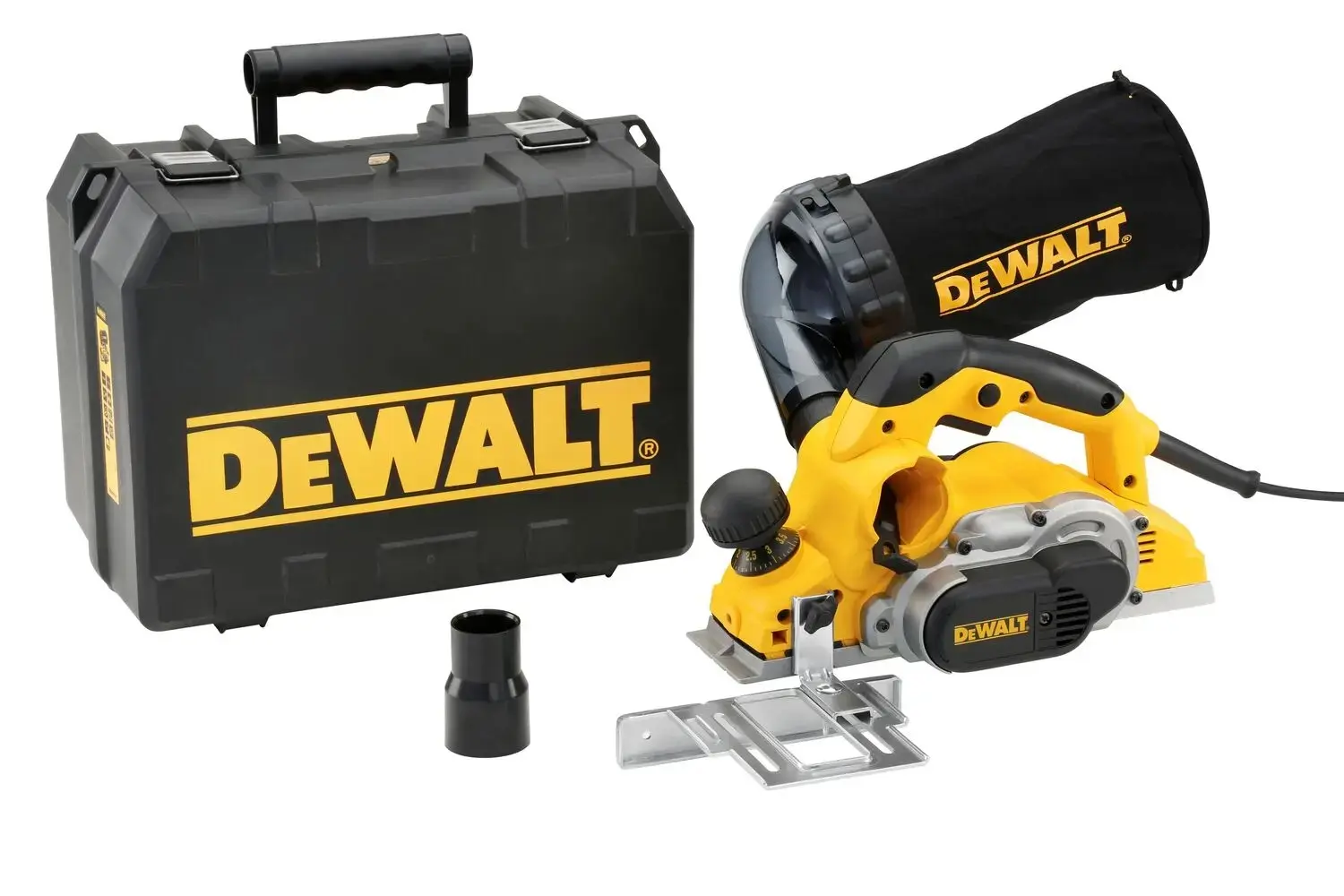 Rabot filaire dans mallette - 1050 W - 4 mm - Largeur 82 mm - DEWALT - D26500K-QS