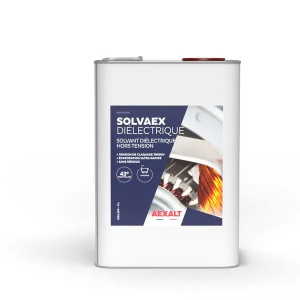 Solvant diélectrique à évaporation rapide Tension de claquage de 76 000 V - AEXALT - Bidon 5L - DIEL554