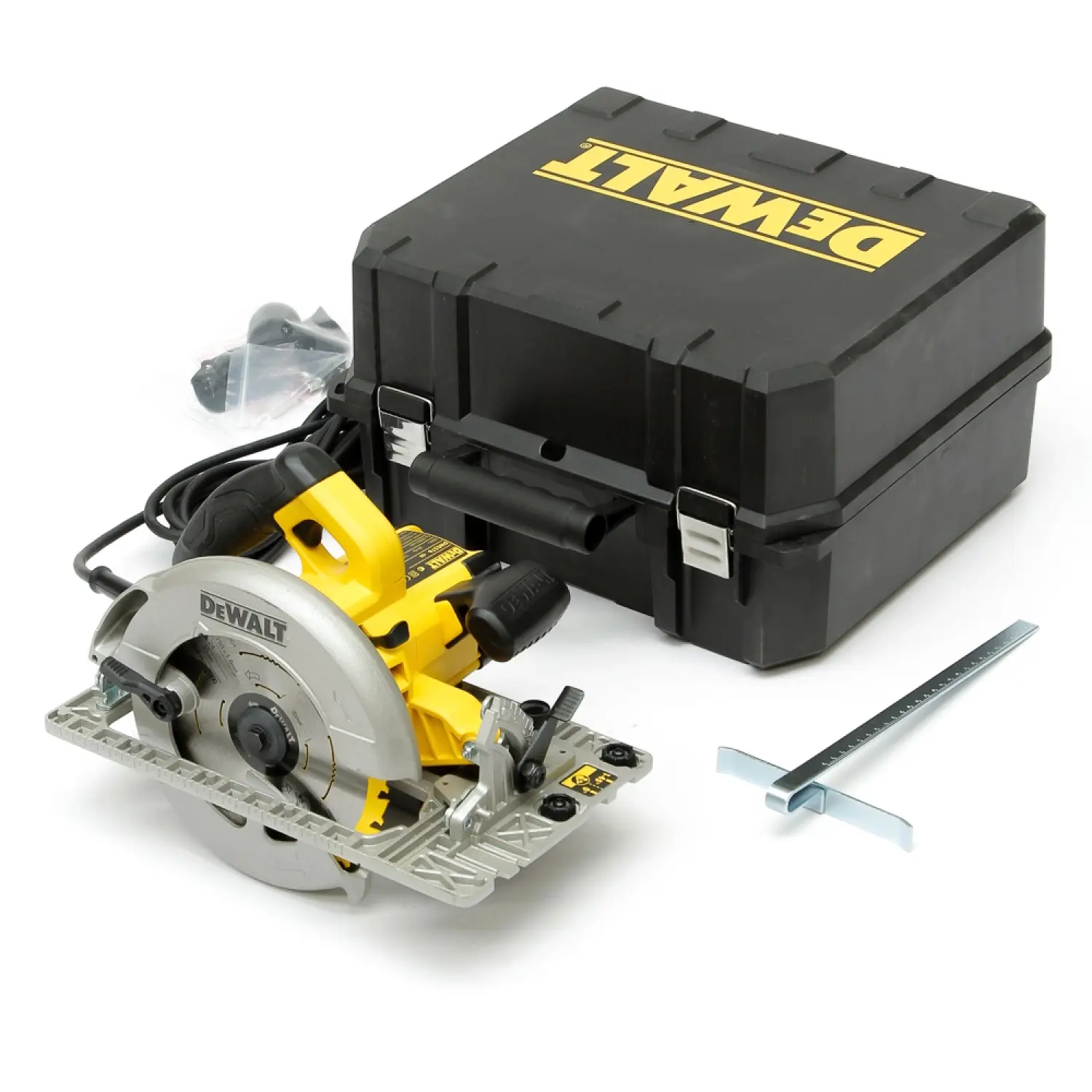 Scie circulaire 1600 W - Ø 190 mm Profondeur de coupe 61 mm - Coffret - DEWALT - DWE576K-QS
