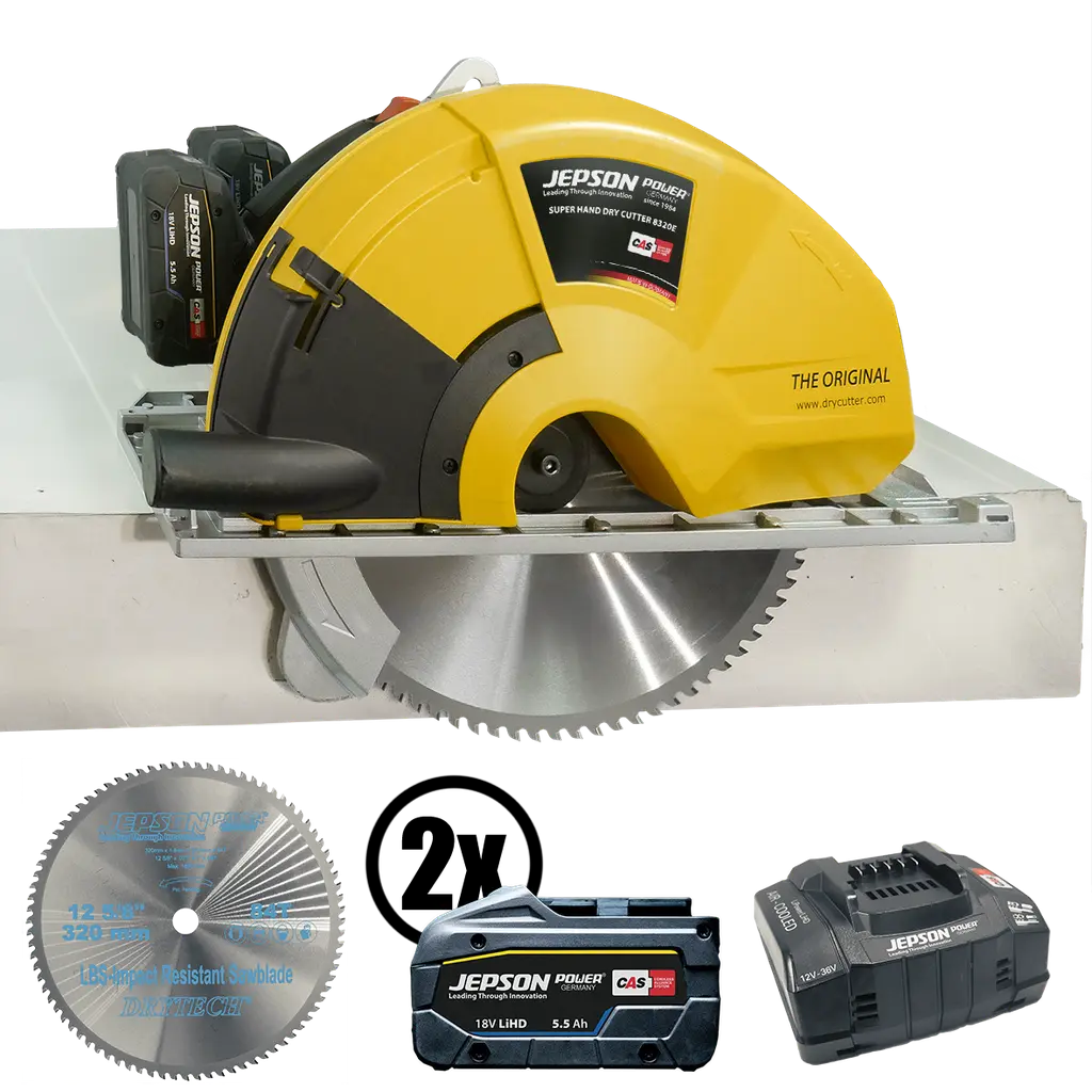 Scie circulaire sans fil  8320E 36V Ø 320/84T - JEPSON - 2 batteries 5.5Ah - chargeur - 608270E
