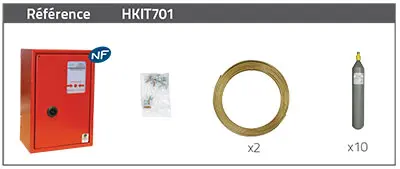 Kit pneumatique Ouverture / Fermeture pour DAS Bluepack