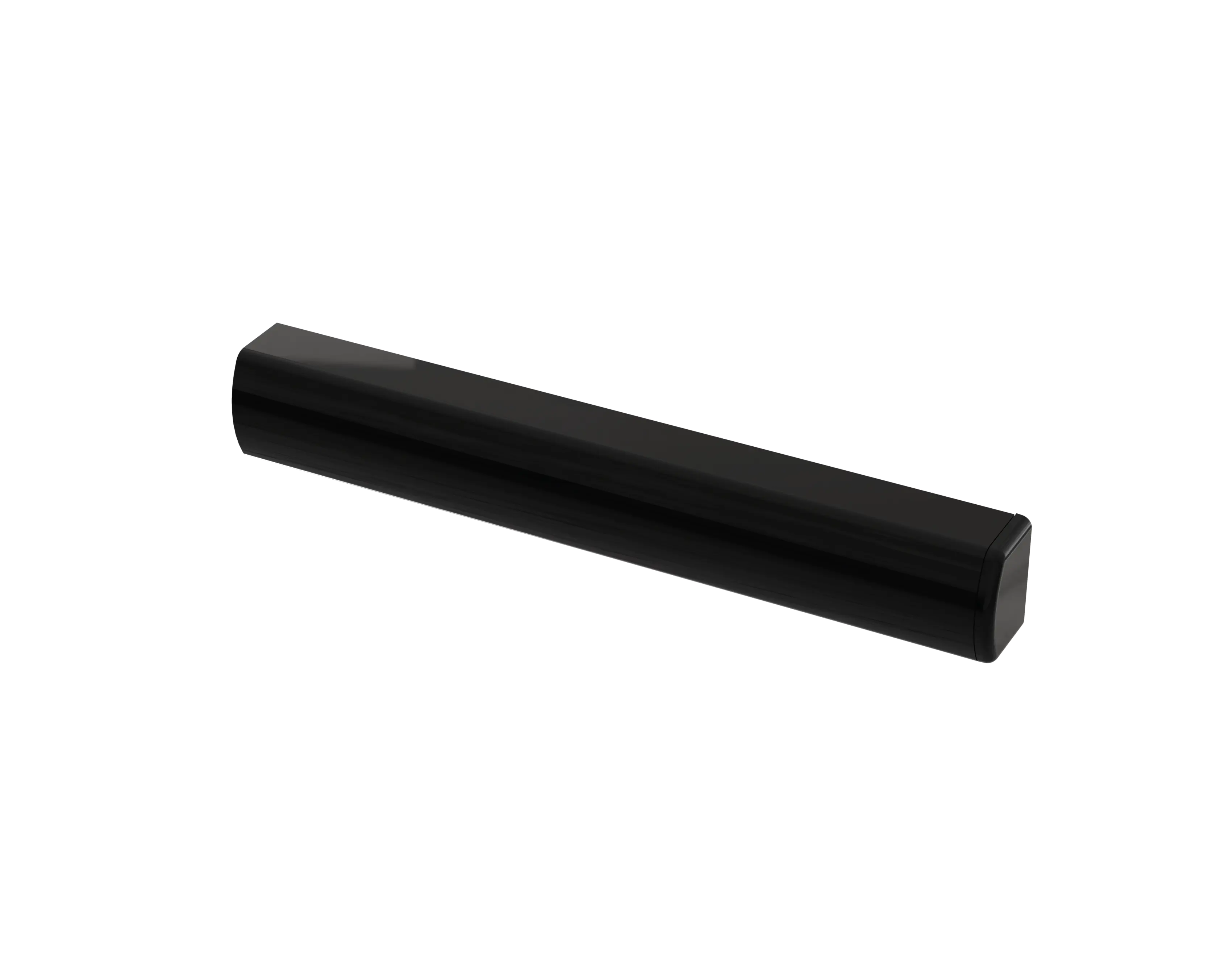 Goulotte aluminium 1 mètre + capuchon de finition pour série EFLEX - Noir - SEWOSY - EFLEX-G1-N