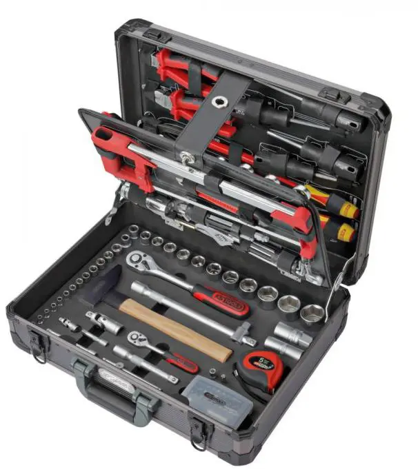 Coffret de maintenance Ultimate 1/4" - 1/2" - 131 pièces - KS TOOLS - 922.0731