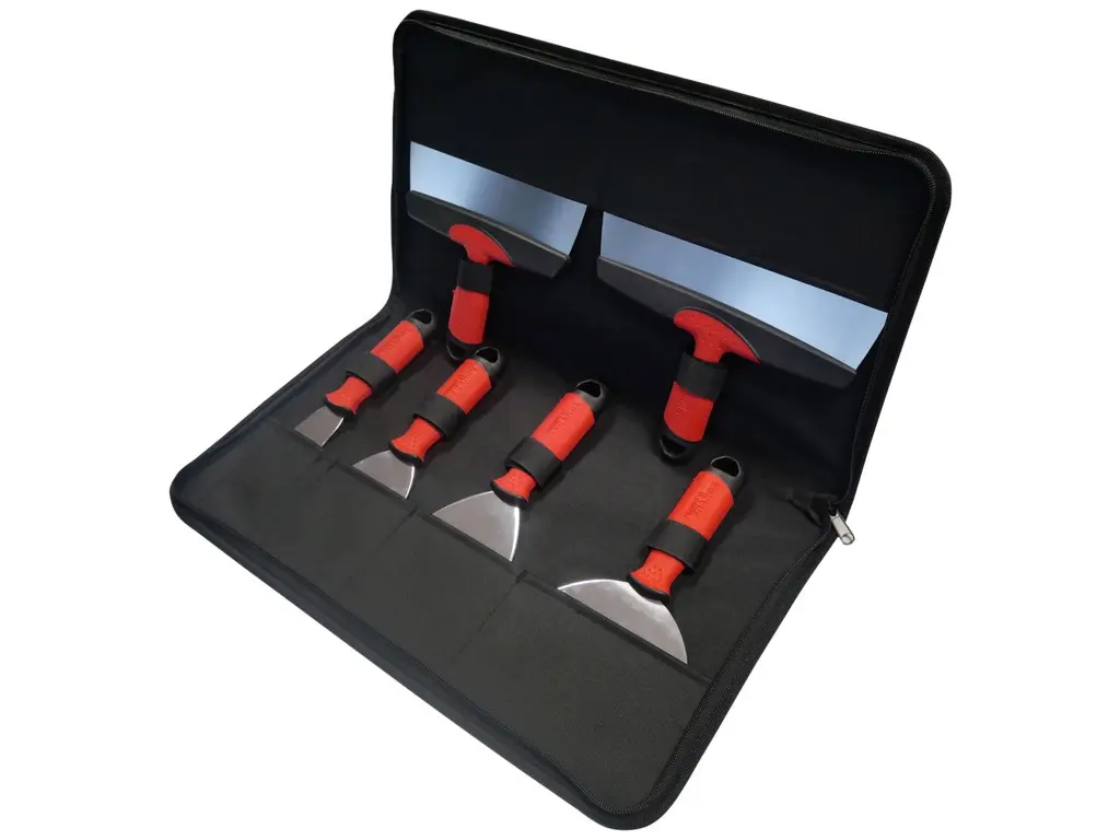 Sacoche de 6 couteaux à enduire 4/8/10/15/20/24 cm - TALIAPLAST - 440439