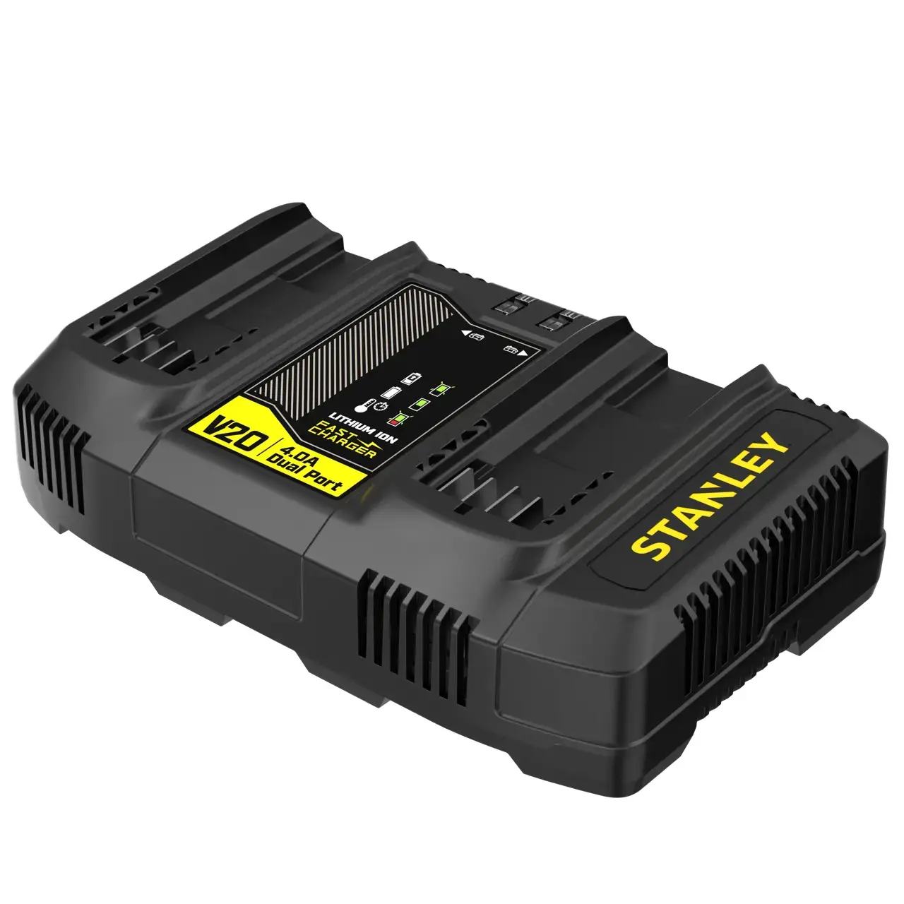 Double chargeur 18V 4 A V20 - STANLEY - Sans batterie -  SFMCB24-QW