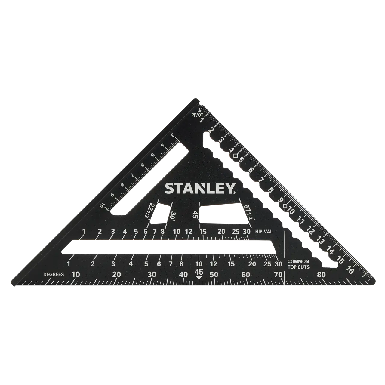 Équerre de charpentier en aluminium QUICKSQUARE® 180 mm - STANLEY - STHT46101-0