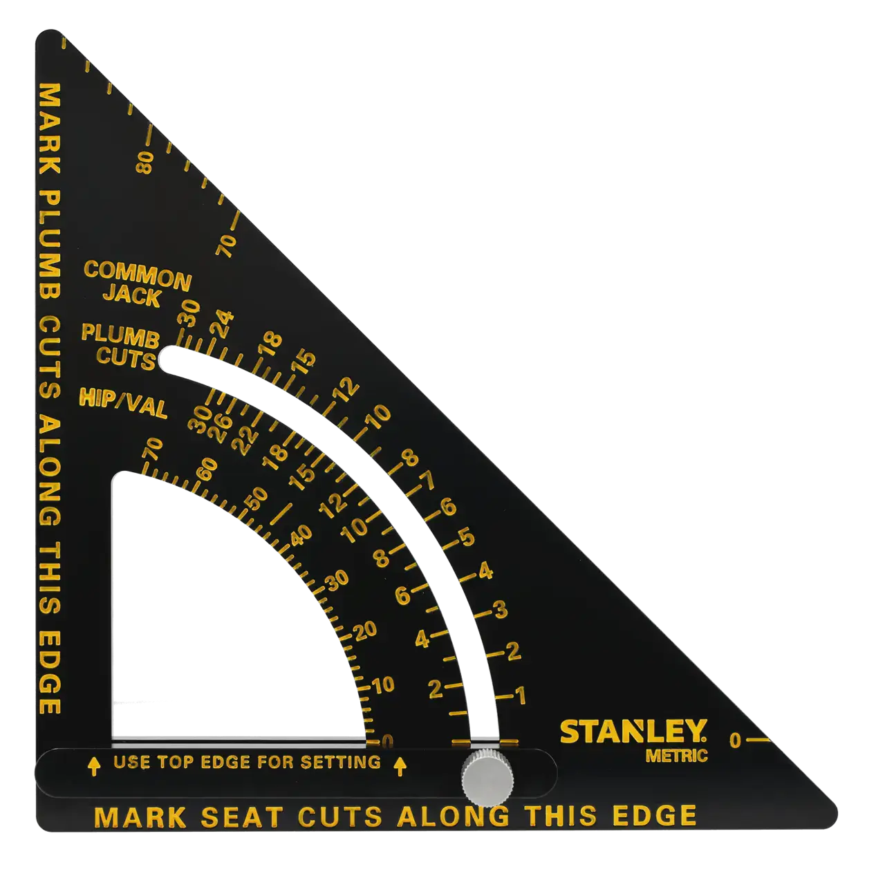 Équerre de charpentier ajustable en aluminium QUICKSQUARE® 300 mm - STANLEY - STHT46054-0