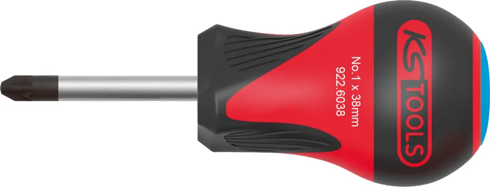 Tournevis Ultimate Tom Pouce Pozidriv, PZ2 - lame 38 mm - KSTOOLS - 922.6039