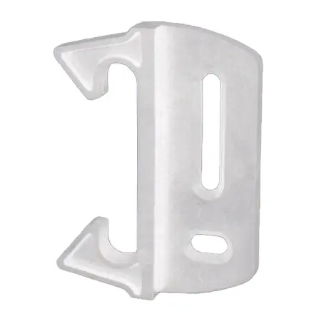 Gâche plate en feuillure pour serrure Modulox à pêne levant - blanc - TIRARD et BURGAUD - GB591050CU