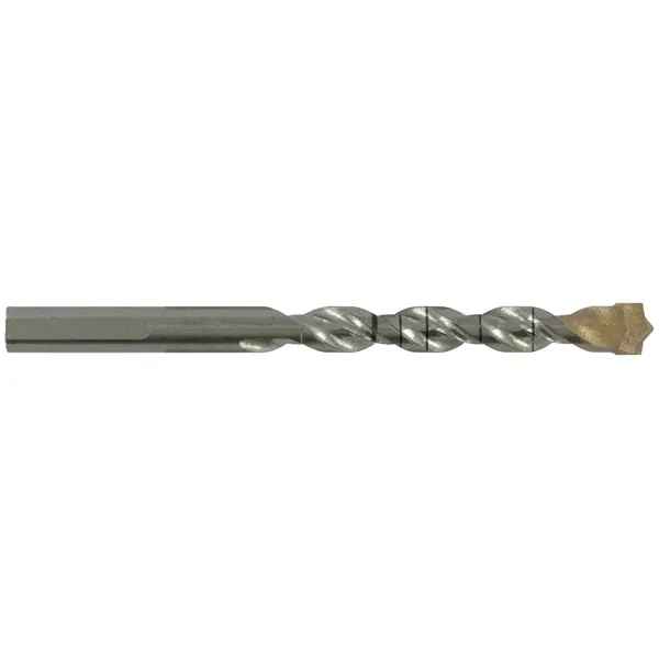 Foret bétons Plaquette carbure pointe de centrage Queue cylindrique 3 méplats 7x100MM - TIVOLY - 10960520700